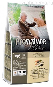 Pronature Holistic  Корм д/кошек,  облегч., океанич. белая рыба с рисом 2,72 кг (102.2025) - фото 5322