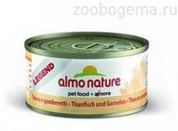 Almo Nature Legend с тунцом и креветками для взрослых кошек - фото 6466