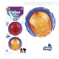 GIGWI 75336 G-BALL 2 МЯЧА С ПИЩАЛКОЙ - фото 6643