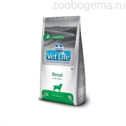 VET LIFE NATURAL DIET DOG RENAL 12 KG - фото 7121