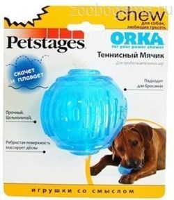 PETSTAGES ИГРУШКА ДЛЯ СОБАК "ОРКА ТЕННИСНЫЙ МЯЧ" - фото 7224