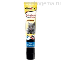 Gimcat Мультивитаминная паста «Дуо» Тунец +12 витаминов - фото 7376