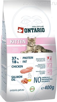 ONTARIO корм для котят с курицей - фото 7532