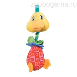 ZOLUX Игрушка плюшевая с пищалкой для щенков и мелких собак "Гусенок Дэйзи" - фото 7706