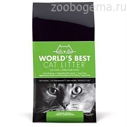 World's Best комкующийся 3,18кг (кукурузный) наполнитель для кошачьих туалетов WBCL Clumping Formula - фото 7729