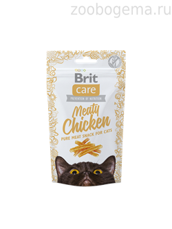 BRITE Meaty Chicken лакомство для кошек - фото 8263