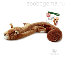 GIGWI Белка с 2-мя пищалками - фото 8553