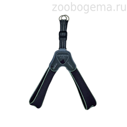 Мягкая шлейка "Супер Комфорт" черная  (обхват груди 30-40 см/4-5 кг)  (Harness CINQUETORRI BLACK  SZ3) C100BG030 - фото 8655
