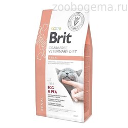 Brit Veterinary Diet Cat Grain free Renal. Беззерновая диета при хронической почечной недостаточности. - фото 8740