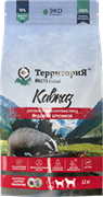 ТерриториЯ Кавказ Индейка с брусникой для взрослых собак средних и крупных пород 12 кг