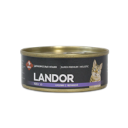 LANDOR Кролик с черникой консервы для взрослых кошек 100 г