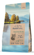 RAWIVAL Finest from the Sky корм  утка и индейка для взрослых кошек, 0,4 кг