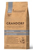 GRANDORF DOG Rabbit&Turkey MED&MAXI (кролик с индейкой для собак средних и крупных пород) 1 кг.