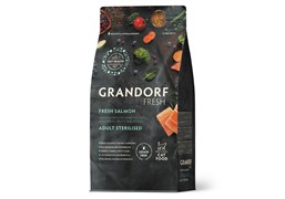 GRANDORF Fresh Cat STERILISED Salmon&Sweet Potato (Свежее филе лосося с бататом для стерилизованных кошек) 2 кг GRANDORF Fresh Cat STERILISED Salmon&Sweet Potato (Свежее филе лосося с бататом для стерилизованных кошек) 2 кг