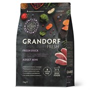 GRANDORF Fresh Dog Adult MINI Duck&Sweet Potato (Свежее мясо утки с бататом для собак мелких пород) 3 кг GRANDORF Fresh Dog Adult MINI Duck&Sweet Potato (Свежее мясо утки с бататом для собак мелких пород) 3 кг