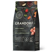 GRANDORF Fresh Dog Adult Mini Turkey&Sweet Potato (Свежее мясо индейки с бататом для собак мелких пород) 1 кг GRANDORF Fresh Dog Adult Mini Turkey&Sweet Potato (Свежее мясо индейки с бататом для собак мелких пород) 1 кг