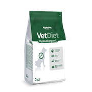 AlphaPet Vet Diet Hypoallergenic - Сухой диетический корм для взрослых собак при пищевой аллергии и непереносимости ингредиентов РЫБА  0.5кг