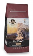 LANDOR Сухой корм для кошек живущих в помещении утка 0,4 кг