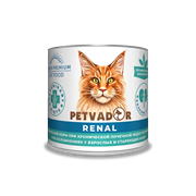 Petvador кошки Профилактика болезней почек у кошек 240г