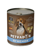 Petvador Полнорационный влажный корм для собак всех стадий жизни (ягненок) 400г