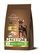 Petvador корм Holistic Полнорацион корм для вз. собак мелких пород индейка/оленина 2кг