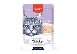 Wanpy Cat Пауч для кошек из курицы и краба 85 г ZB9871026