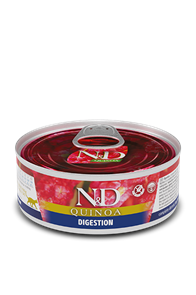 Н&Д для кошек ягненок с киноа для поддержки пищеварения N&D CAT QUINOA DIGESTION, 80 гр MZB102130