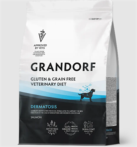 {{productViewItem.photos[photoViewList.activeNavIndex].Alt || productViewItem.photos[photoViewList.activeNavIndex].Description || 'GRANDORF VETERINARY DIET SALMON DERMATOSIS полнорационный диетический сухой корм для собак с лососем для поддержания защитных функций кожи при дерматозах и чрезмерном выпадении шерсти, 1 кг'}}