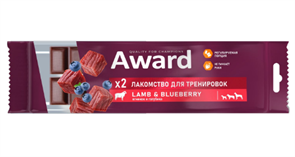 {{productViewItem.photos[photoViewList.activeNavIndex].Alt || productViewItem.photos[photoViewList.activeNavIndex].Description || 'Лакомство для тренировок AWARD для собак и щенков с 3 месяцев с ягненком и голубикой 50г'}}
