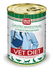 Solid Natura VET Gastrointestinal диета для кошек влажный, 340 гр MZB045461