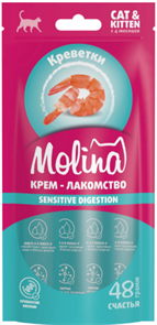 {{productViewItem.photos[photoViewList.activeNavIndex].Alt || productViewItem.photos[photoViewList.activeNavIndex].Description || 'MOLINA Лакомство для котят и кошек "Крем-лакомство с Креветками" Sensitive digestion, 144 гр'}}