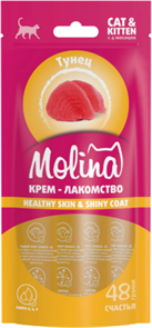 {{productViewItem.photos[photoViewList.activeNavIndex].Alt || productViewItem.photos[photoViewList.activeNavIndex].Description || 'MOLINA Лакомство для котят и кошек "Крем-лакомство с Тунцом" Healthy skin and shiny coat, 144 гр'}}