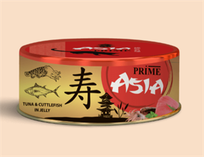 PRIME ASIA ж/б Тунец с каракатицей в желе для кошек, 85 гр MZB517710