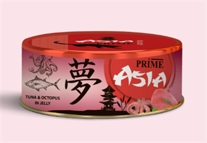 PRIME ASIA ж/б Тунец с осьминогом в желе для кошек, 85 гр MZB517796