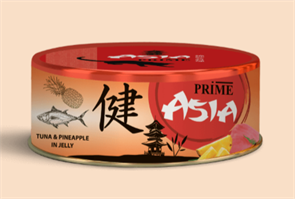PRIME ASIA ж/б Тунец с ананасом в желе для кошек, 85 гр MZB517819
