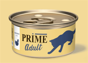 PRIME ADULT ж/б курица паштет для кошек, 75 гр MZB680159