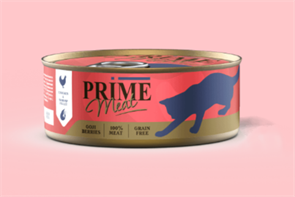 PRIME MEAT ж/б Курица с креветкой филе в желе для кошек, 100 гр MZB510599