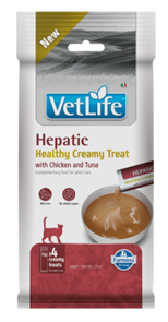 Лакомство для кошек Farmina Vet Life Hepatic Крем-суп при заболеваниях печени с курицей и тунцом, 60 гр MZB109030