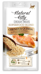 Лакомство Pettric Natural Kitty крем-суп для кошек Курица и киноа, 4х12 гр. MZB601200