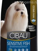 8010 Сибау  сенситив рыба мини 2,5кг/Cibau Sensitive Fish MINI 2.5kg