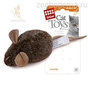 GiGwi Игрушка для кошки Мышка с музыкальным механизмом. Размер: 15 см.