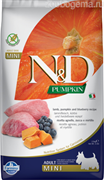Н&Д сухой корм для собак мини пород с тыквой, ягнёнок и черникой /N&D PUMPKIN LAMB & BLUEBERRY ADULT MINI, 2,5 кг