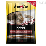 GIMCAT Sticks Палочки лакомые с домашней птицей и кроликом