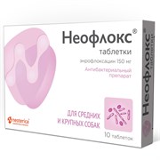 Неофлокс для средних и крупных собак ( 1 таб./ 30 кг) 10 таб. Неофлокс для средних и крупных собак ( 1 таб./ 30 кг) 10 таб.