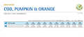 Н&Д Треска, тыква и апельсин для взрослых собак мини пород N&D DOG OCEAN PUMPKIN, CODFISH AND ORANGE ADULT MINI, 800 гр MZB036513 - фото 13251