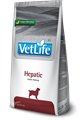 Вет Лайф диетический корм для собак для поддержания функции печени VET LIFE NATURAL DIET DOG HEPATIC, 12 кг MZB032041 - фото 13460