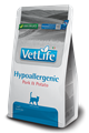 Вет Лайф гипоаллергенный со свининой и картофелем VET LIFE NATURAL DIET CAT HYPOALLERGENIC PORK & POTATO, 1.5 кг MZB040985 - фото 13515
