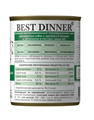Best Dinner Меню №5 для взрослых собак и щенков с 6 месяцев с ягненком и рисом, 340 гр MZB264317 - фото 13992