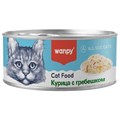 Wanpy Cat Консервы для кошек "Курица с гребешком", 95 гр MZB853015 - фото 13994