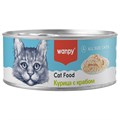 Wanpy Cat Консервы для кошек "Курица с крабом", 95 гр MZB853022 - фото 13999